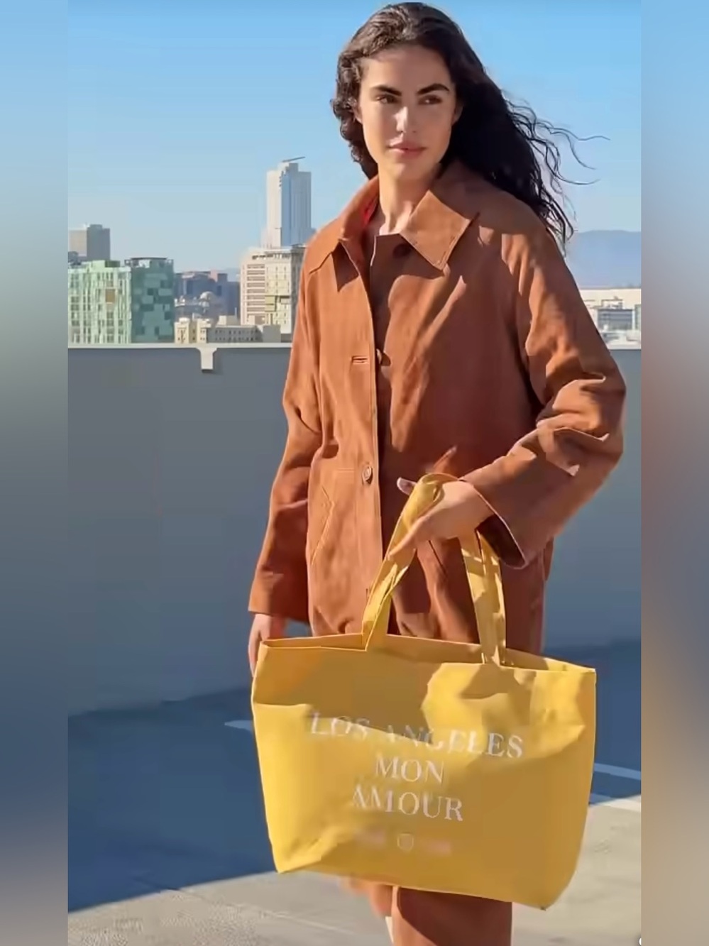 🍂 Sezane LA Mon Amour Tote Bag NWT 🍂